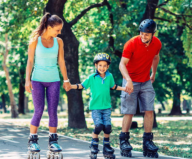 Обучение катанию на роликах